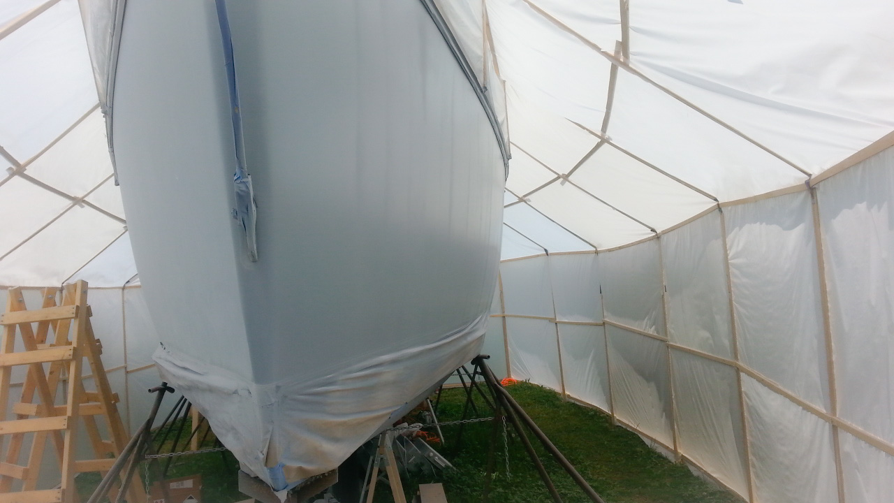 Maryland Awlgrip boat painting
